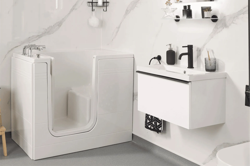 Bath with Seat at MT Mobility Bath Co